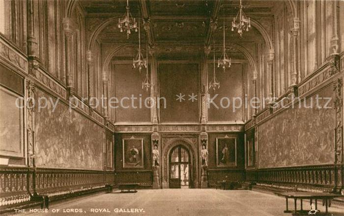 Verlag Tucks House of Lords Royal Gallery