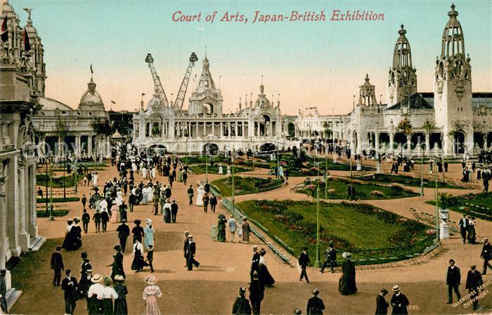 Exhibition Japan-British London 1910 Court of Arts