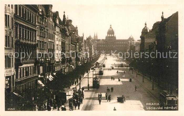 Strassenbahn Praha Vaclavske Namesti