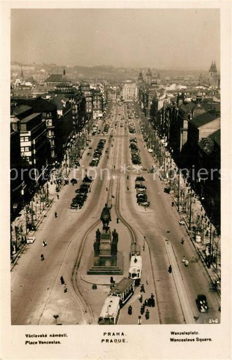 Strassenbahn Praha Vaclavske Namesti Wenzelsplatz