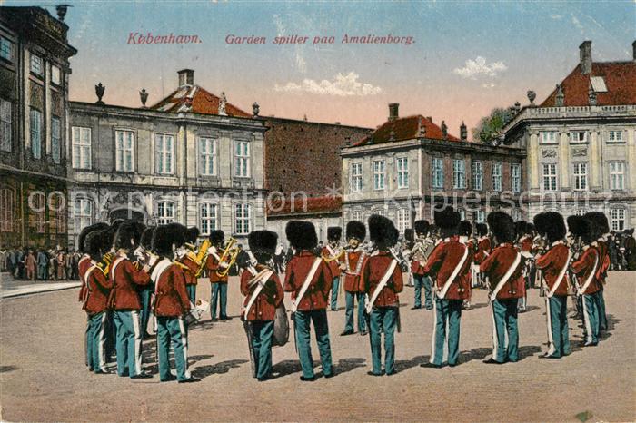 Leibgarde Wache Kobenhavn Amalienborg