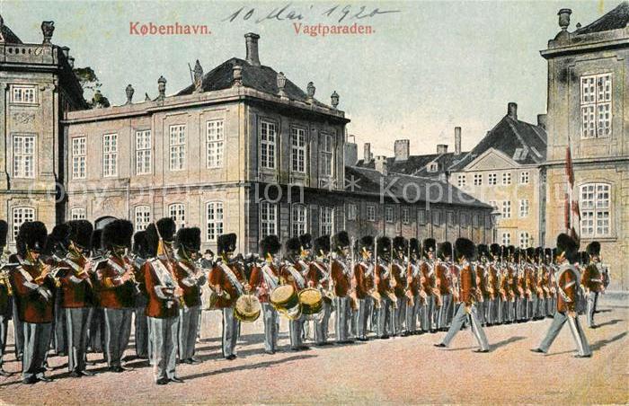 Leibgarde Wache Kobenhavn Vagtparaden