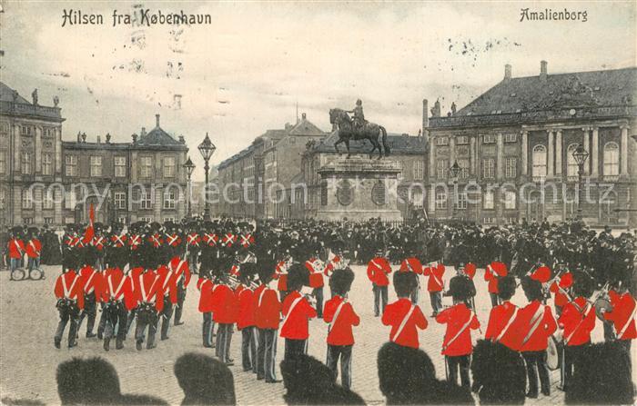 Leibgarde Wache Kobenhavn Amalienborg