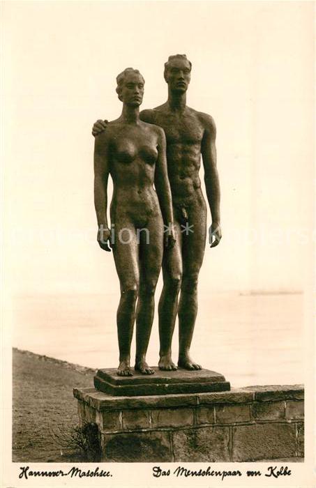 Skulpturen Menschenpaar Kolbe Hannover Maschsee