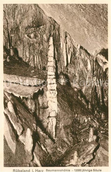 Hoehlen Caves Grottes Rübeland Baumannshöhle Säule