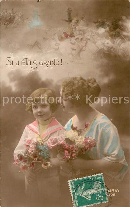 Foto FURIA Nr. 308 Mutter mit Kind Blumen