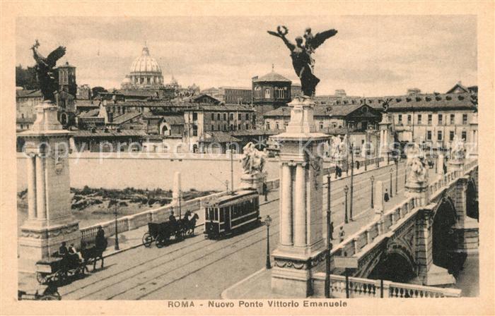 Strassenbahn Roma Nuovo Ponte Vittorio Emanuele