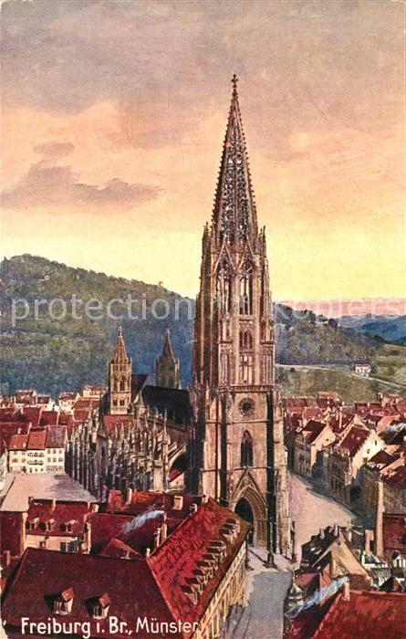 Verlag Wiedemann WIRO Nr. 1985 A Freiburg im Breisgau Münster