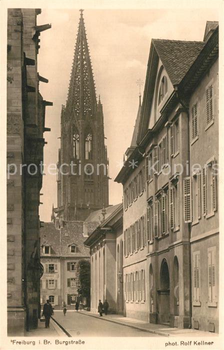 Foto Kellner Rolf Nr. 7894 Freiburg im Breisgau Burgstrasse