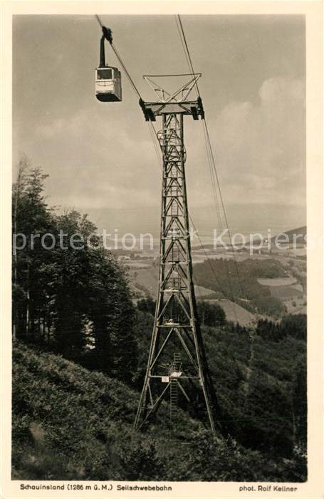 Foto Kellner Rolf Nr. 2207 Schauinsland Seilbahn
