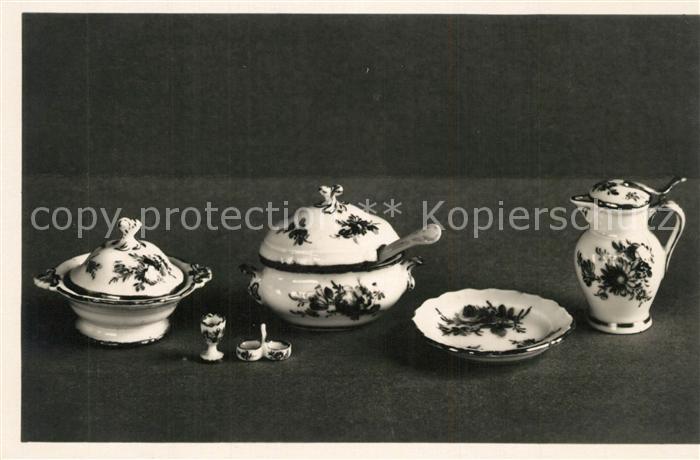 Antiquitaeten Miniatur Porzellan Meissen
