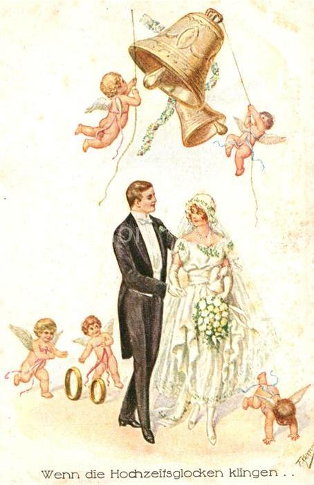 Hochzeit Kirchenglocken Engel Eheringe