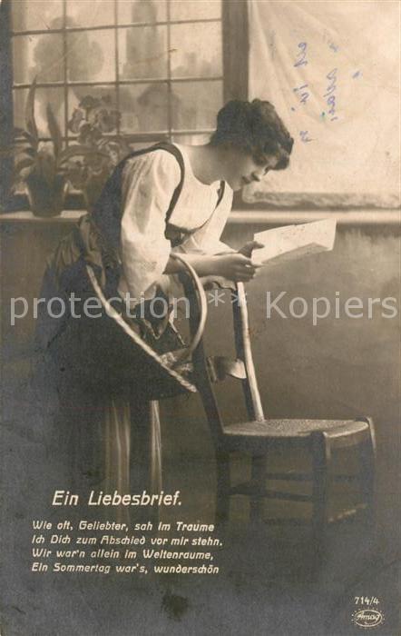 Foto Amag Nr. 714/4 Ein Liebesbrief