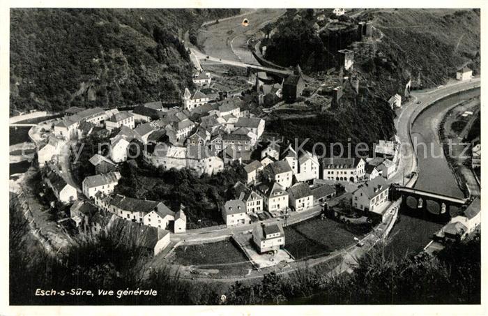 Esch-sur-Sure Fliegeraufnahme