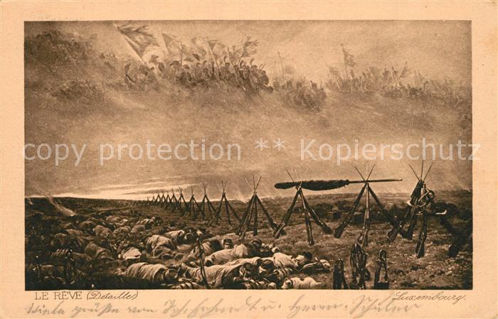 Paris 75 Musee de Luxembourg Le Reve Detaille