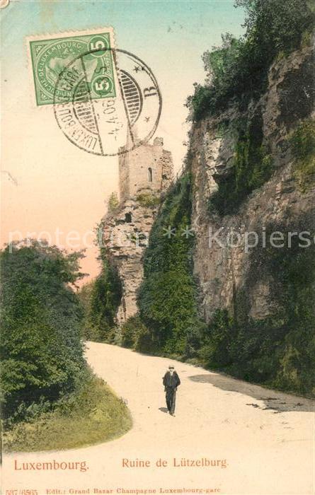 LUXEMBOURG Luxemburg Ruine de Luetzelburg