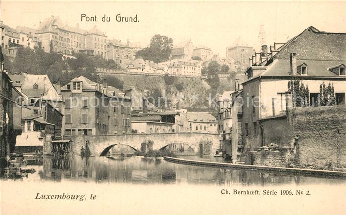 LUXEMBOURG Luxemburg Pont du Grund