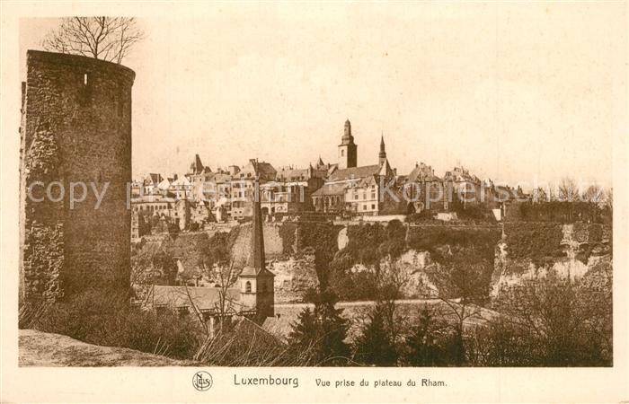 LUXEMBOURG Luxemburg Vue prise du plateau du Rham