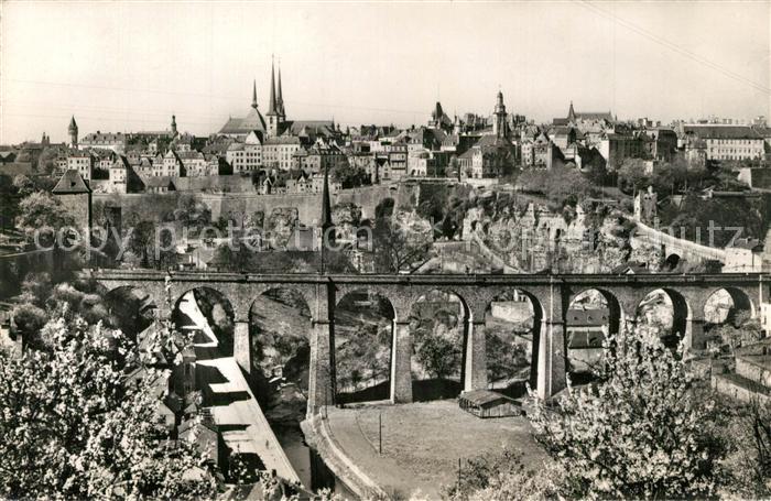 LUXEMBOURG  Luxemburg mit Viadukt