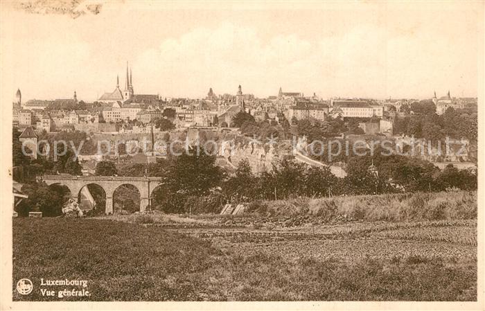 LUXEMBOURG  Luxemburg Vue generale