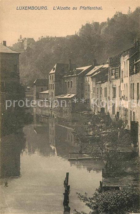 LUXEMBOURG  Luxemburg Alzette au Pfaffenthal