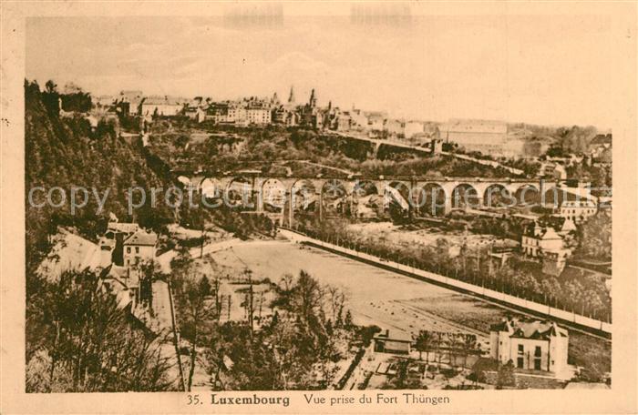 LUXEMBOURG  Luxemburg Vue prise du Fort Thuengen
