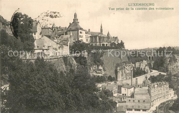 LUXEMBOURG  Luxemburg Vue prise de la caserne des volontaires