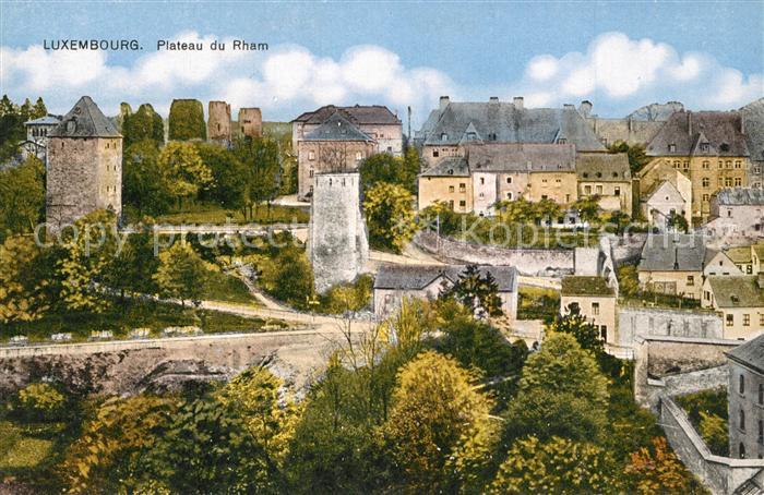 LUXEMBOURG  Luxemburg Plateau du Rham