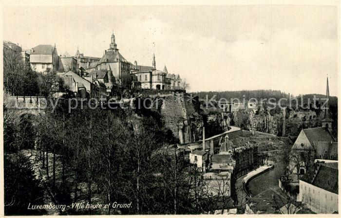 LUXEMBOURG  Luxemburg Ville haute et Grund