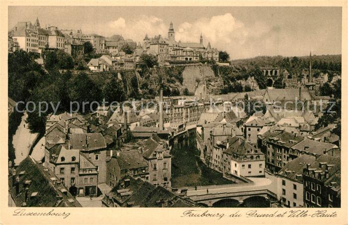 LUXEMBOURG  Luxemburg Faibpirg du Grund et Ville Haute