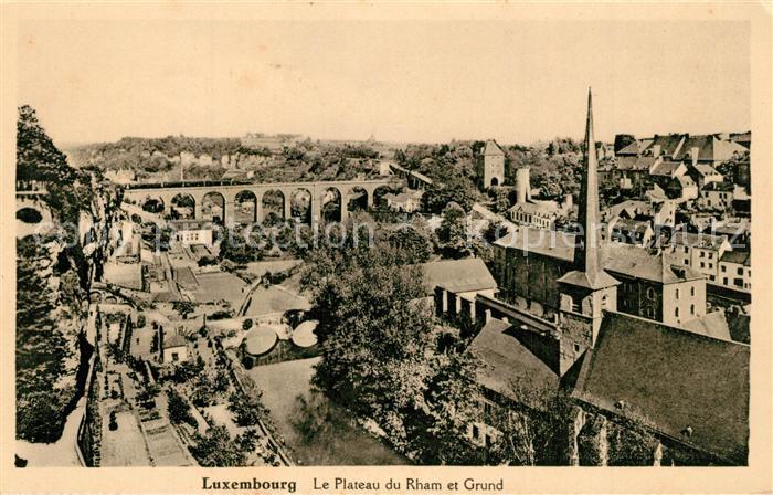 LUXEMBOURG  Luxemburg Plateau du Rham et Grund