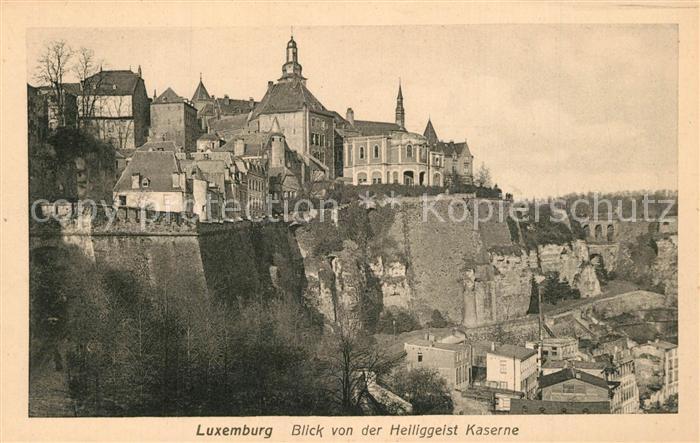 LUXEMBOURG  Luxemburg Blick von der Heiliggeist-Kaserne