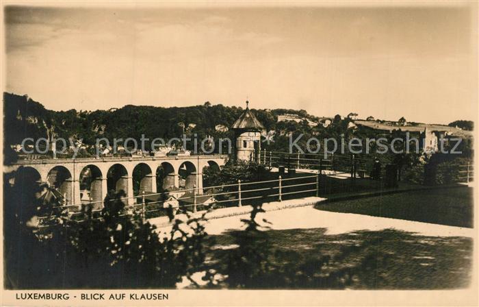 LUXEMBOURG  Luxemburg Blick auf Klausen