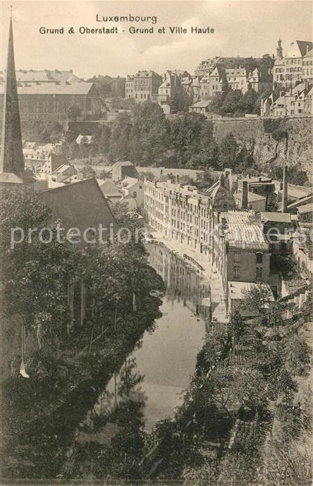 LUXEMBOURG  Luxemburg Grund und Oberstadt