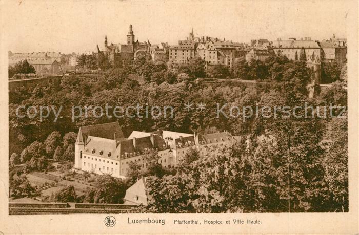 LUXEMBOURG  Luxemburg Pfaffenthal Hospice et Ville Haute