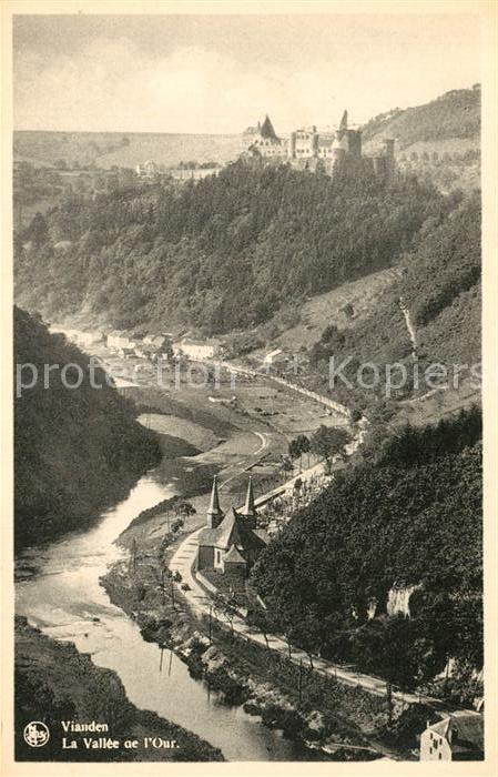 Vianden Fliegeraufnahme Vallee ae L Our