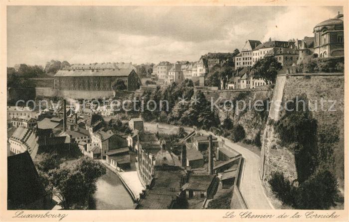 LUXEMBOURG  Luxemburg Le chemin de la Corniche