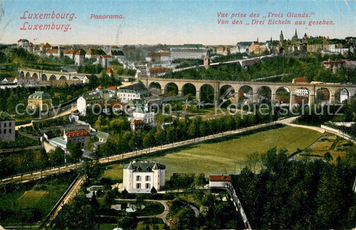 LUXEMBOURG  Luxemburg Vue prise des Trois Glands Viadukt
