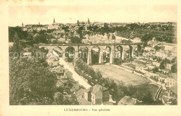 LUXEMBOURG  Luxemburg Vue generale