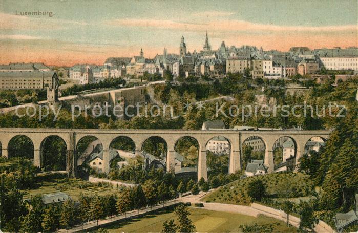 LUXEMBOURG  Luxemburg mit Viadukt