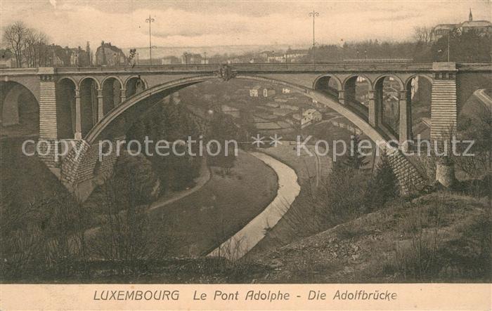 LUXEMBOURG  Luxemburg Le Pont Adolphe