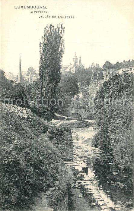 LUXEMBOURG  Luxemburg Alzettetal