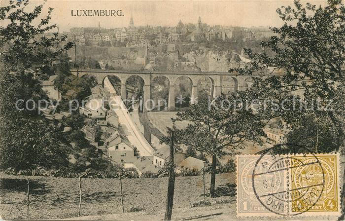 LUXEMBOURG  Luxemburg mit Viadukt