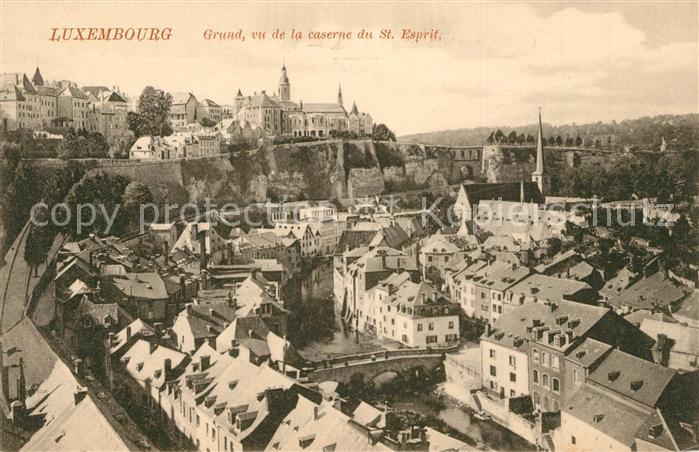 LUXEMBOURG Luxemburg Grund vu de la caserne du St. Esprit