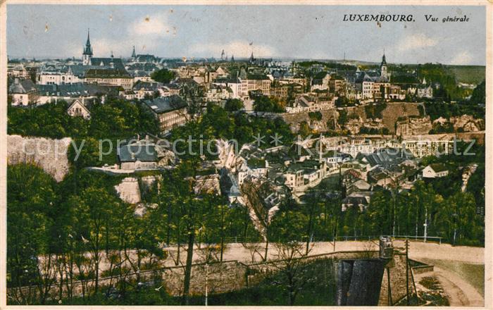 LUXEMBOURG Luxemburg Vue generale