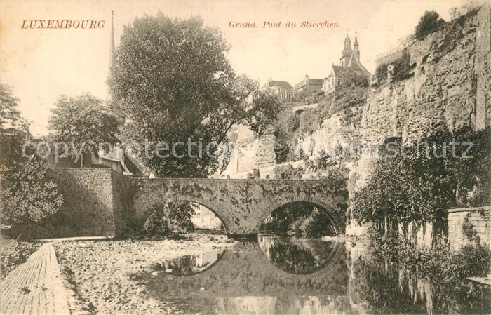 LUXEMBOURG Luxemburg Grund Pont du Stierchen