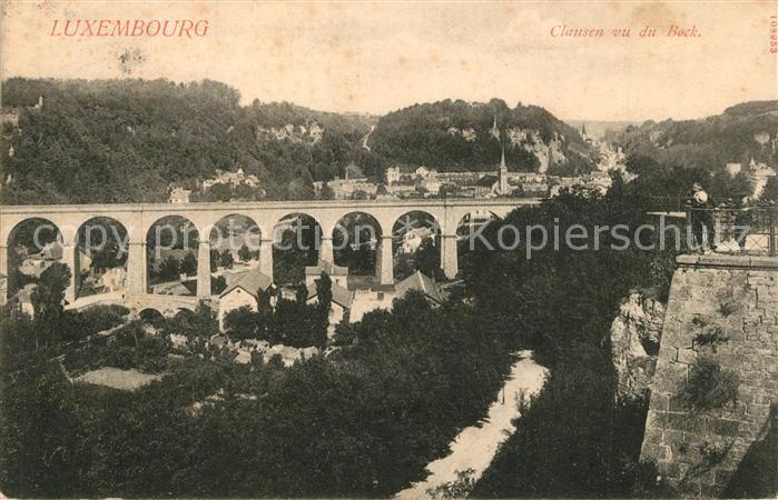 LUXEMBOURG Luxemburg Clausen vu du Bock