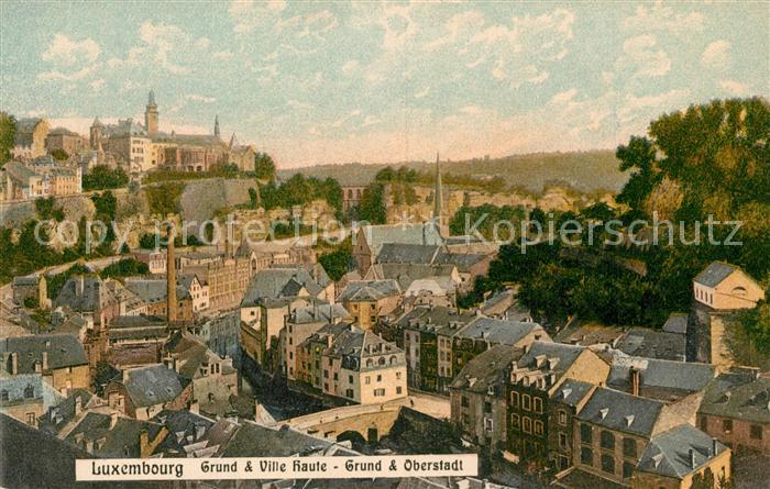 LUXEMBOURG  Luxemburg Grund et Ville Haute