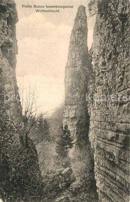 LUXEMBOURG  Luxemburg Petite Suisse Wolfsschlucht