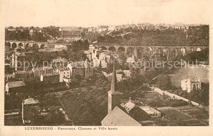 LUXEMBOURG  Luxemburg Clausen et Ville haute